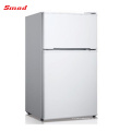 96.2L / 3.4CF Hogar pequeño refrigerador de descongelación manual de doble puerta a América